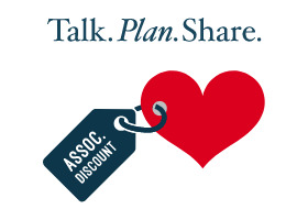 Talk Plan Share - associate discount graphic